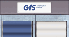 Desktop Screenshot of gfs-toranlagen.de